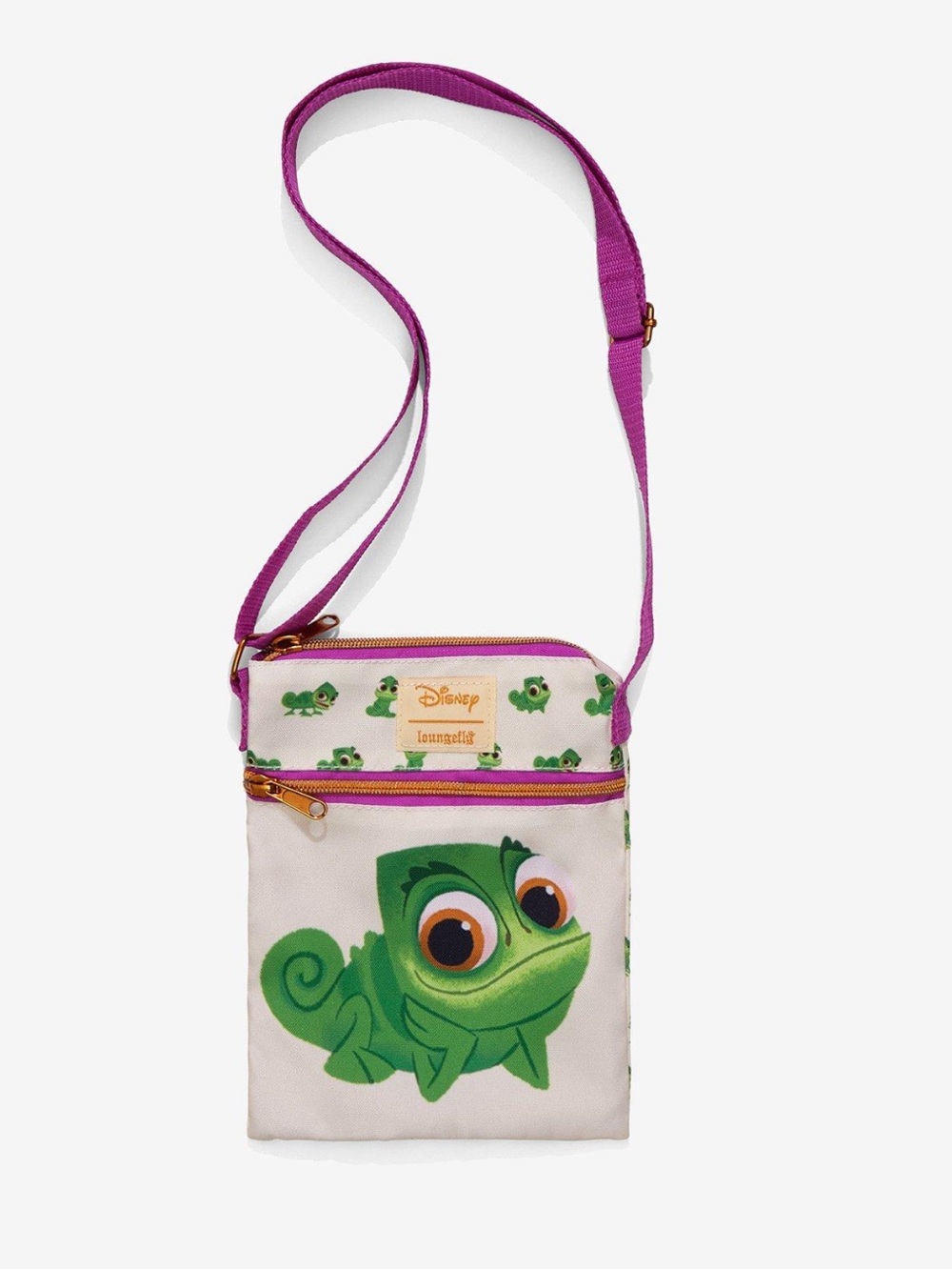 Loungefly Pascal Crossbody Bag in Green and Purple